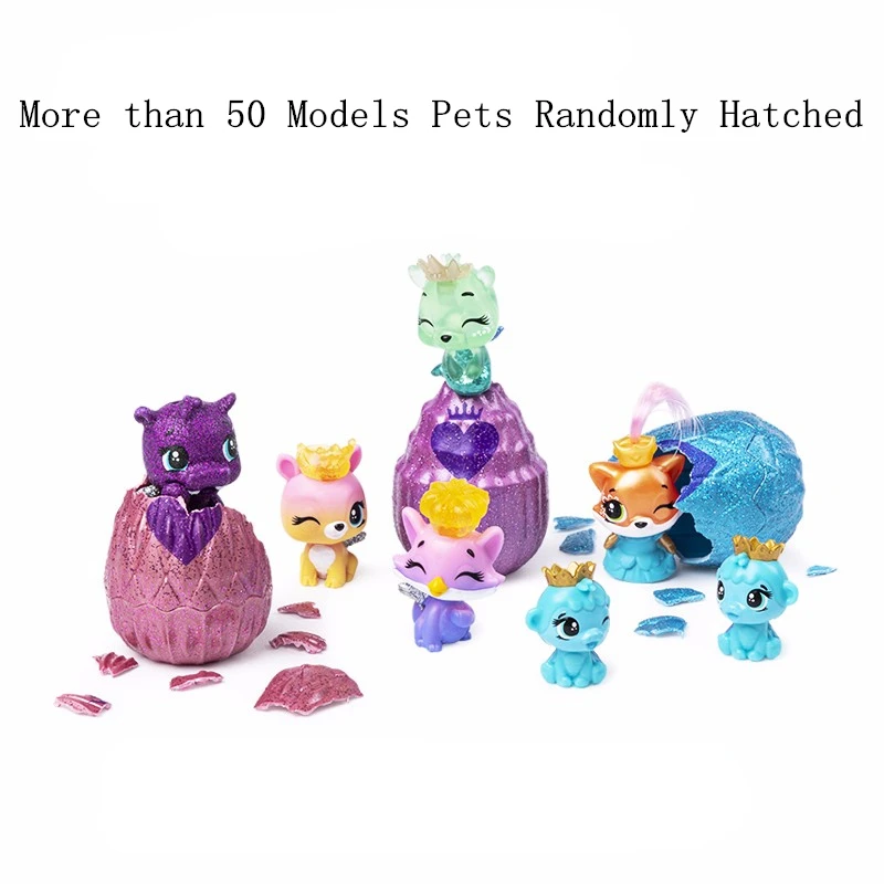 Genuine Hatchimals Egg S6 Royal Family Series Hatching Mini Eggs The Magic Genie Collection Toys Gifts