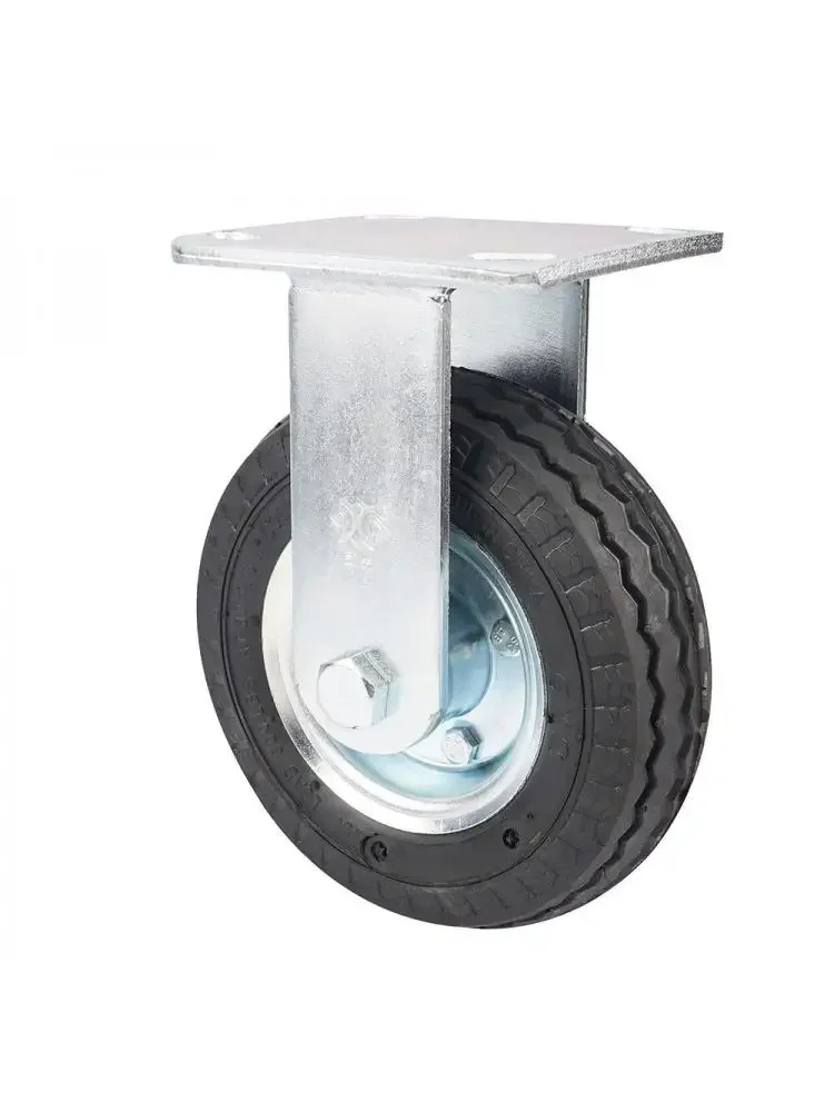 1 Pc Caster Heavy 6-inch Inflatable Directional Wheel Rubber Air Wear-resistant Hotel Luggage Cart Factory