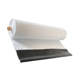 Black-White PE Greenhouse 0.12mm~0.2mm Film Farming Sun Protection Reflective Agricultural Planting Maintenance Film