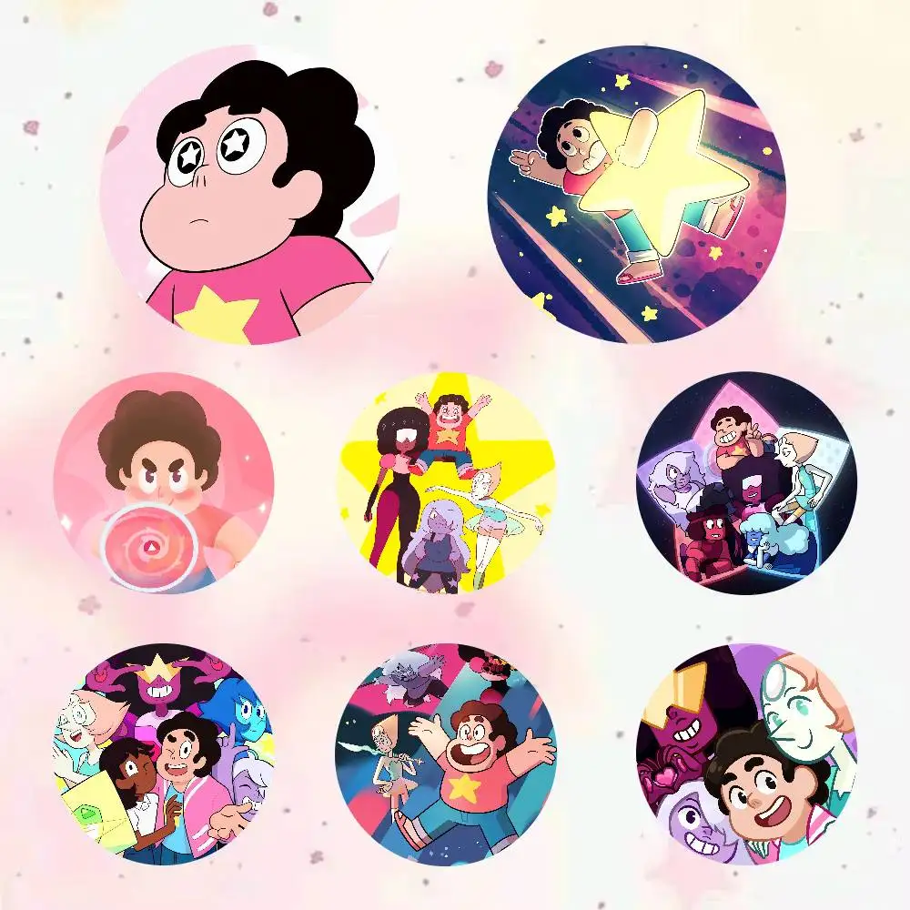Anime Steven Universe Anime Manga Pins Cartoon Badge Backpack Clothes Collar Lapel Pin Jewelry Accessories