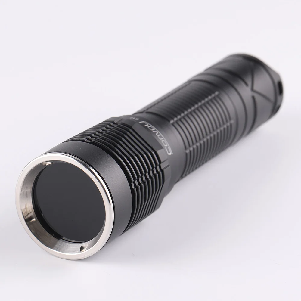 Convoy S12 UV 365nm Flashlight with ZWB2 Filter 21700 Linterna Led High Powerful EDC Torch Flash Light Portable Lanterna