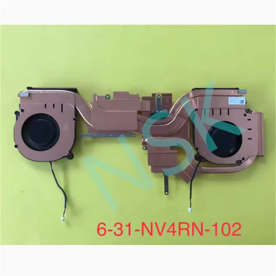 

Original 6-31-NV4RN-102 Replacement Laptop CPU GPU Cooling Fan With Heatsink For Clevo NV4RN 100% test OK