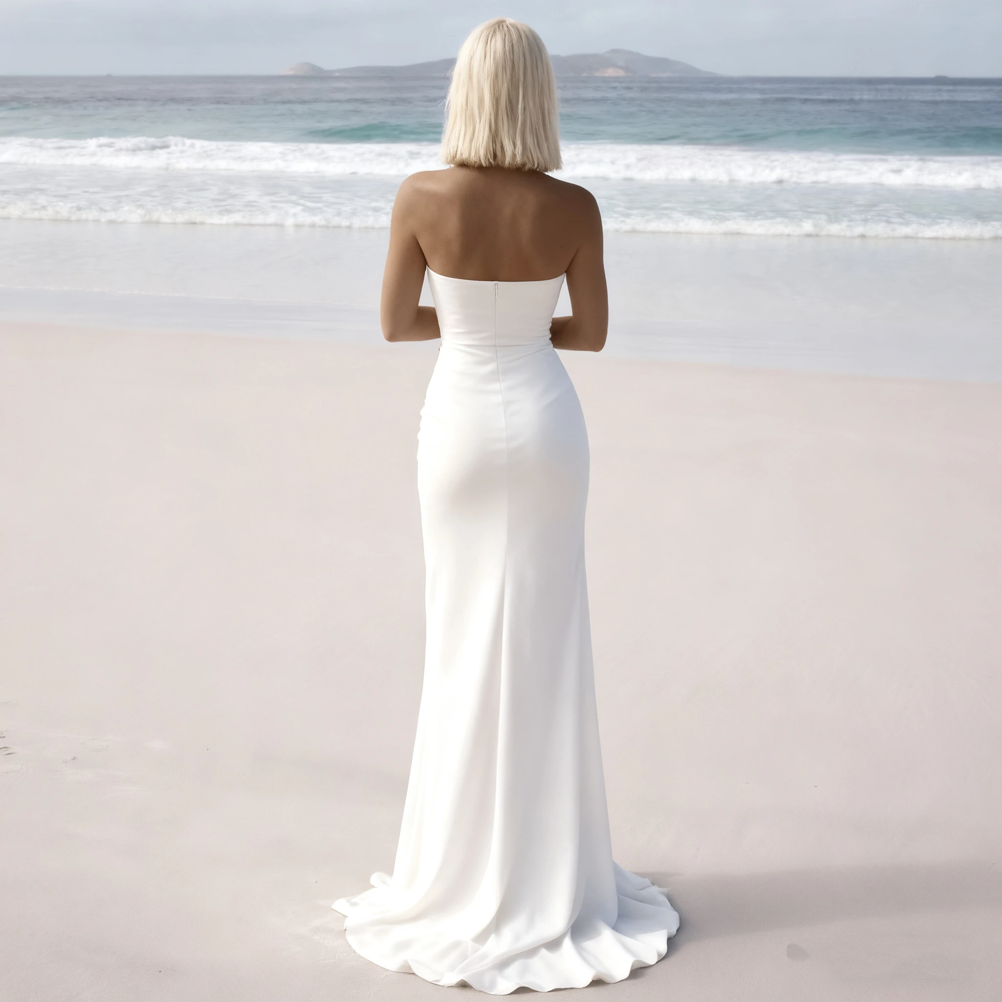 ชุดแต่งงานทรงเมอร์เมดแบบเกาะอก ปี 2024 สำหรับผู้หญิง สามารถปรับแต่งตามขนาดได้ ชุดเจ้าสาวหรูหรา ยาวกรอมพื้น สวยงาม ปี 2024