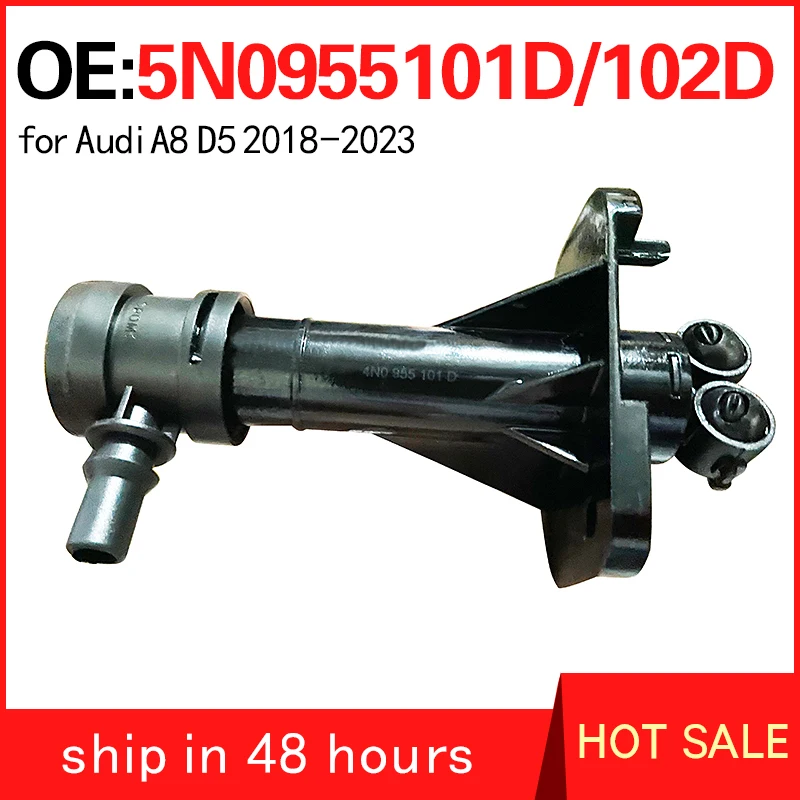 

5N0955101D 5N0955102D для Audi A8 D5 2018-2023 Чистящее устройство для насадки фар автомобиля Распылитель фар