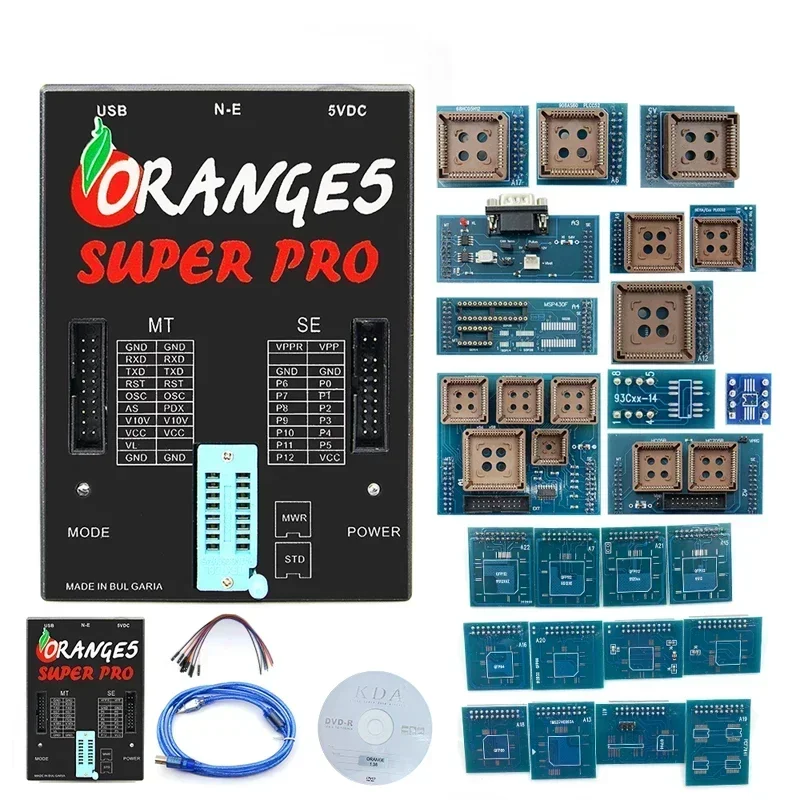 

Full Activated Orange 5 Super Pro V1.38 Professional Programming Device Full Adapters Orange5 OBD2 Auto ECU Programmer