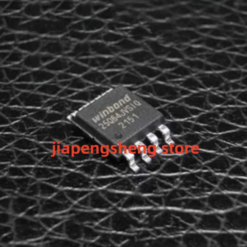 W25Q64JVSSIQ Flash Memory Chip, Silk Screen, 25Q64JVSI Patch, SOIC-8, New, Original, 5Pcs