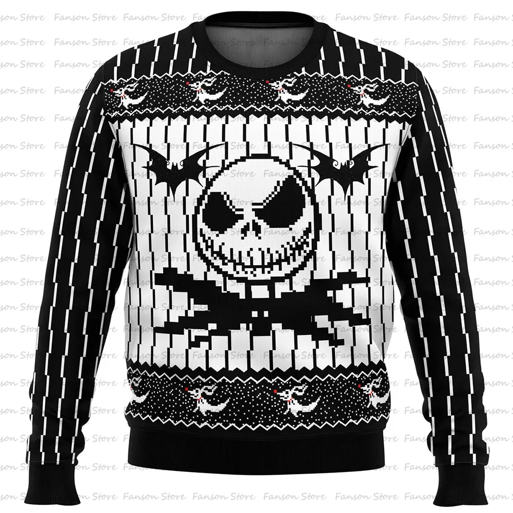 Romantic Nightmare The Nightmare Before Jack Christmas Ugly Christmas Sweater Women Men Pullover Tops Couple Hoodie Sweatshirt