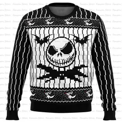 Romantic Nightmare The Nightmare Before Jack Christmas Ugly Christmas Sweater Women Men Pullover Tops Couple Hoodie Sweatshirt