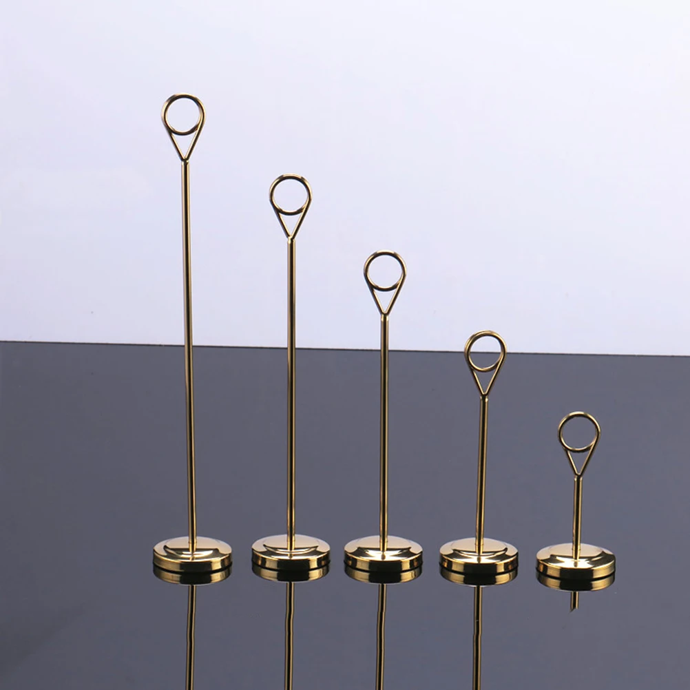 

Table Number Plate Holder Place Card Easel Stands for Signs Holders Wedding Numbers