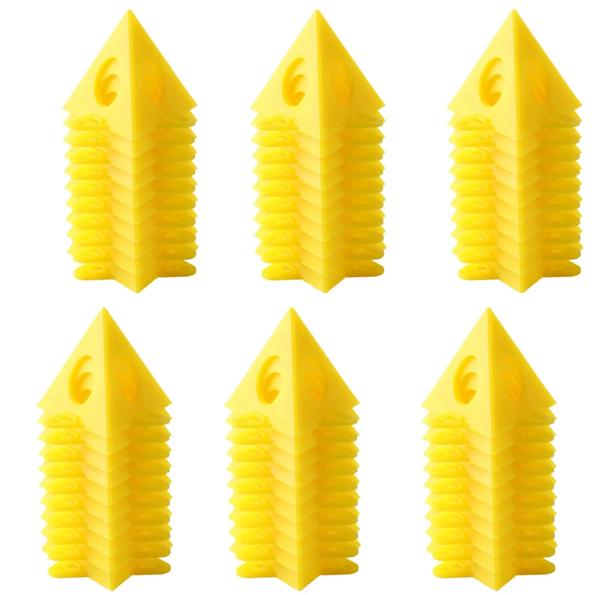 

ABXK 60PCS Mini Paint Stands Triangle Paint Pads Pyramid Stand Woodworking Tripod -Painting Bracket Block Auxiliary Tool