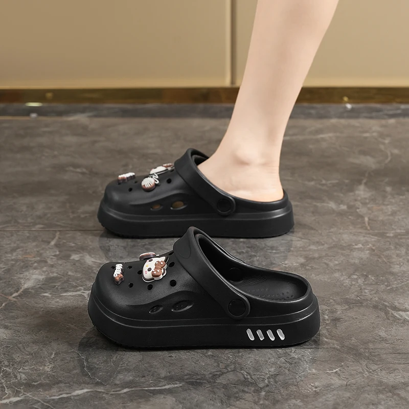 Women Outdoor Leisure Beach Slippers Quick Drying Waterproof Non Slip Soft Sole Slides Summer Travel Vacation DailyFashion Shoes