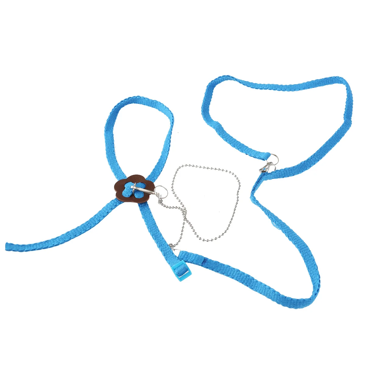 

Adjustable Lizard Harness Leash 7Cm Width 23Cm Chest Size Easy Fit Reptile Walking Training Blue Reptile Harness