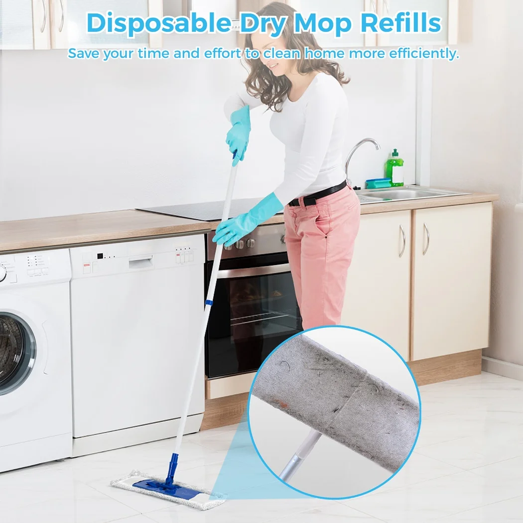 300-Count Dry Mop Refills Sweeper Disposable Dusting Cloths 11\