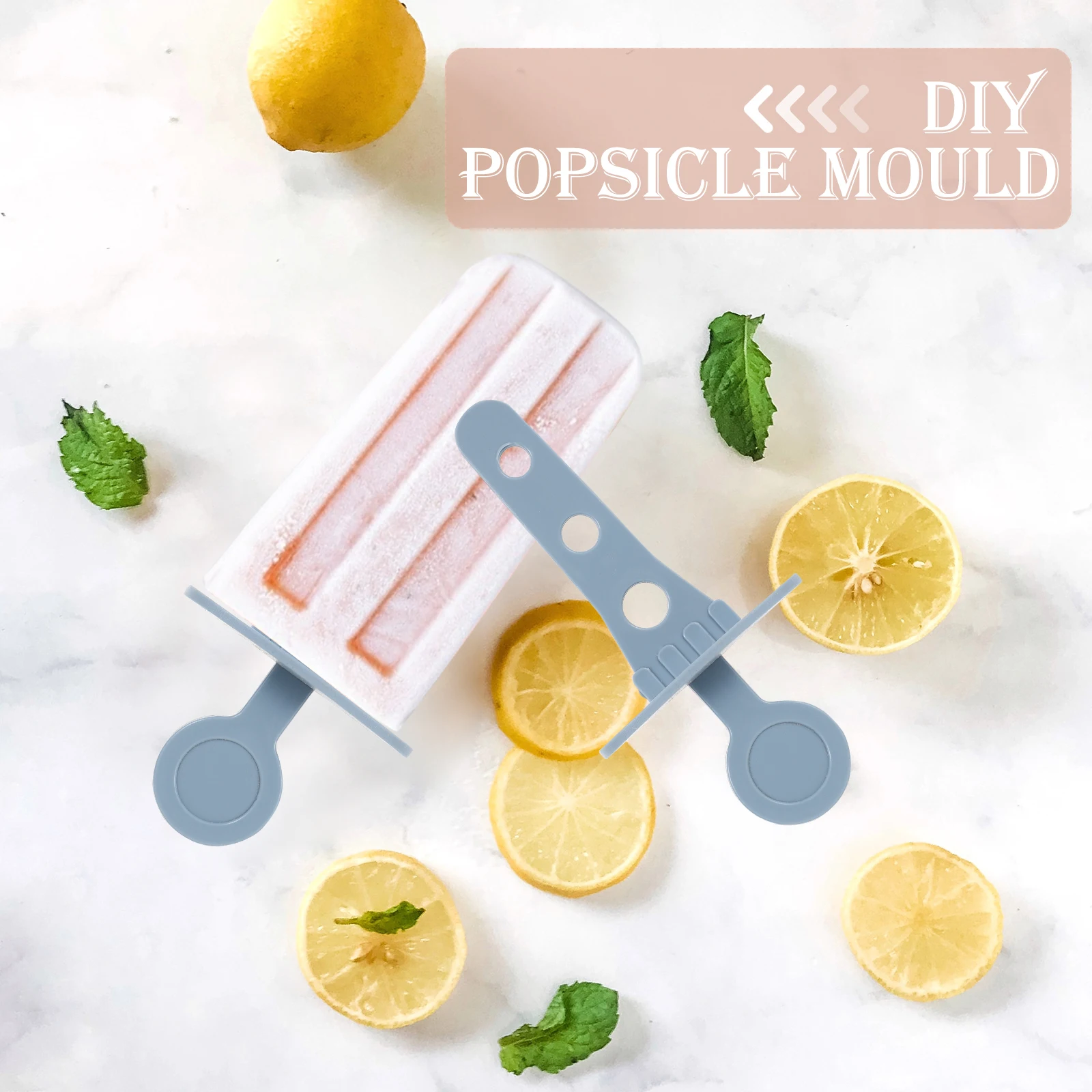 

1Pcs Popsicle Ice Mold Food Grade PP DIY Ice Cream Maker Yogurt Juice Fresh Fruit Snack Eco Friendly Reusable