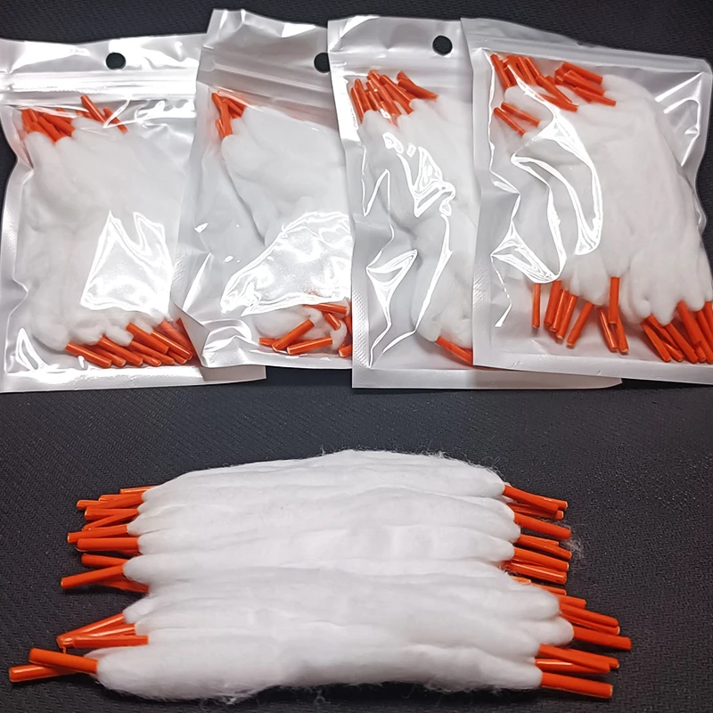 DIY Coil wick Cotton Replacement Organic Cotton For 3.0mm 2Heads 120mm long vape ZEUS X MESH Dead Rabbit 3 2 Atomizer Rda Rta