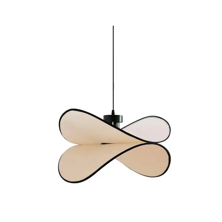 

Farmhouse Pendant Light Fixtures, Drum Pendant Lighting with Linen Lampshade, Rustic Hanging Chandeliers for Living Room