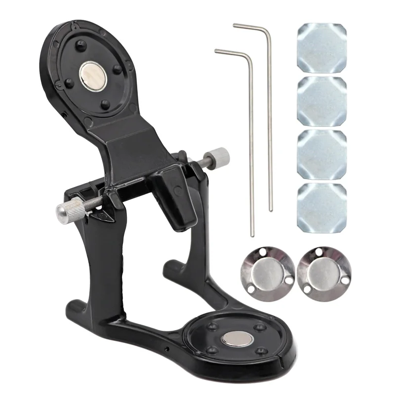 1pc Adjustable Dental Articulator for Mounting Pre-cast Dental Models Denture Magnetic Articulator Dental Laboratory Equipment