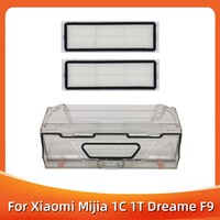 Dust Bin Box And Hepa Filter Replacement For Xiaomi Mijia 1C 1T Dreame F9 Robot Vacuum Cleaner Spare Parts