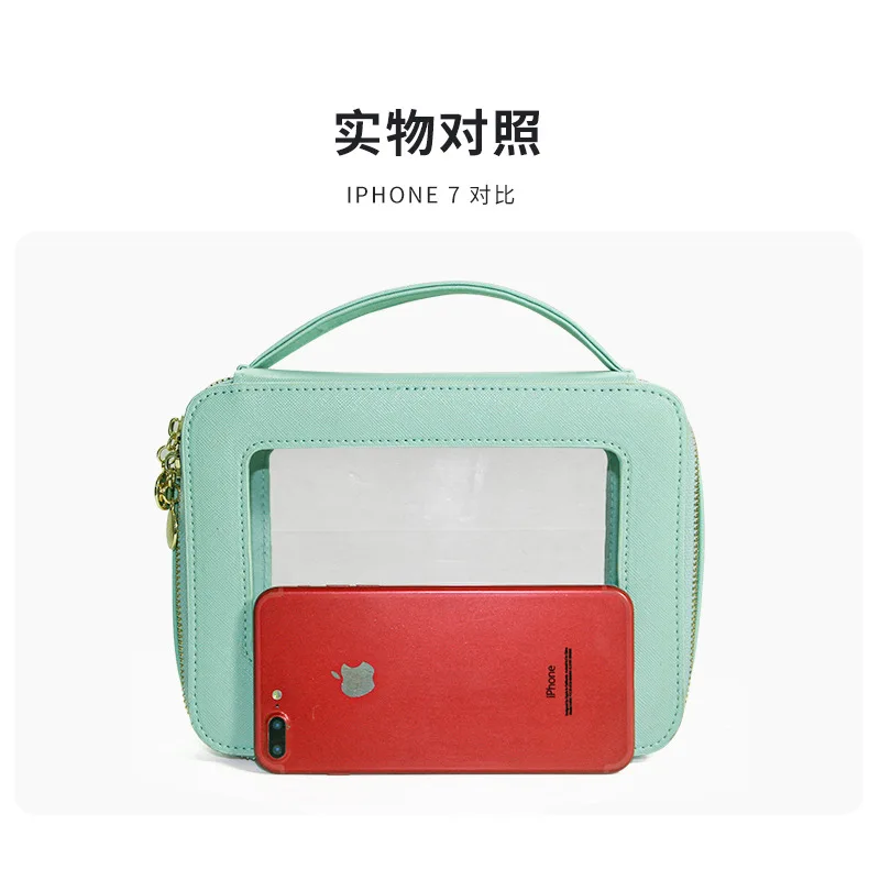 Stylish and high-end makeup bag and organizer, perfect for travel and easy to carry