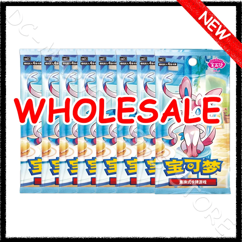 

Gem Pack Cards 2 Eevee Scarlet And Violet Trading Eeveelution Booster Chinese Collection Card Custom Toys