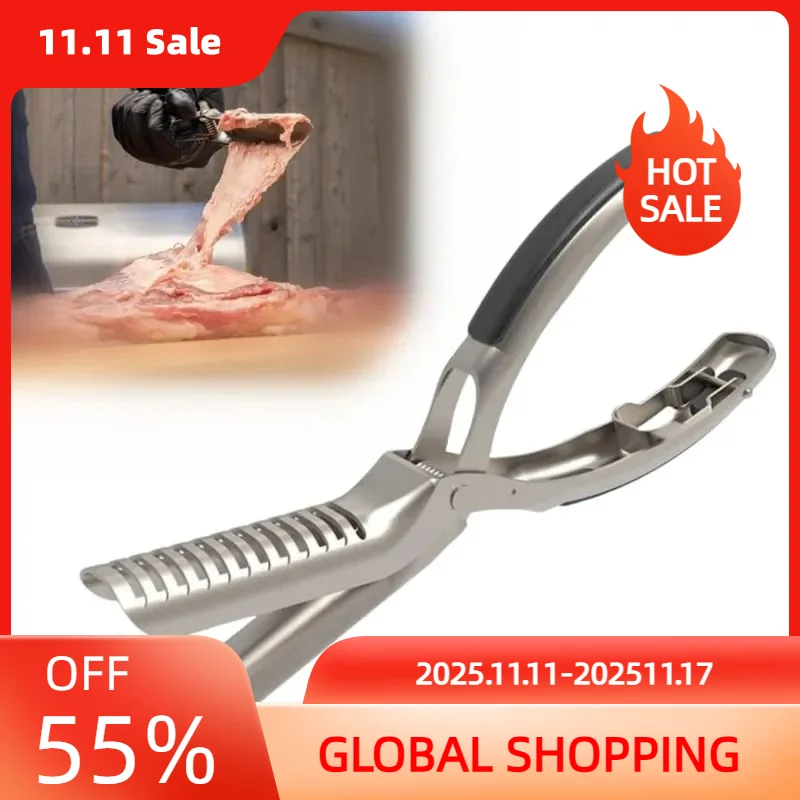 

Средство для удаления мембраны из нержавеющей стали, инструмент для приготовления ребер для барбекю, легкое удаление мембраны для кухни, ресторана, кемпинга, аксессуары для барбекю