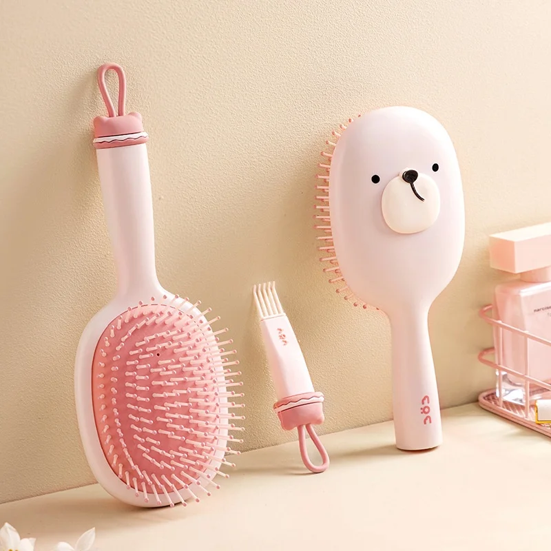 Air Cushion Comb Massage Women'S Special Long Hair Curling Tool For Home Use Electrostatic Fluffy Hair Comb Airbag Comb