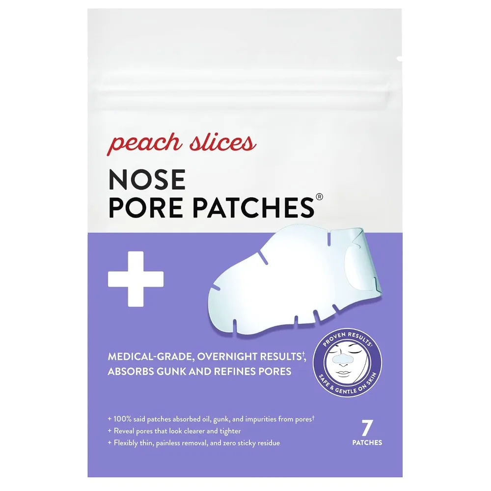 Overnight Blackhead Remover Pore Strips for Face 7 Count Hydrocolloid Nose Patches to Absorb Sebum and Gunk Thin Flexible Painless Pimple Patches Vegan Cruelty Free Korean Skin Care Beauty Treatment for Clear Pores and