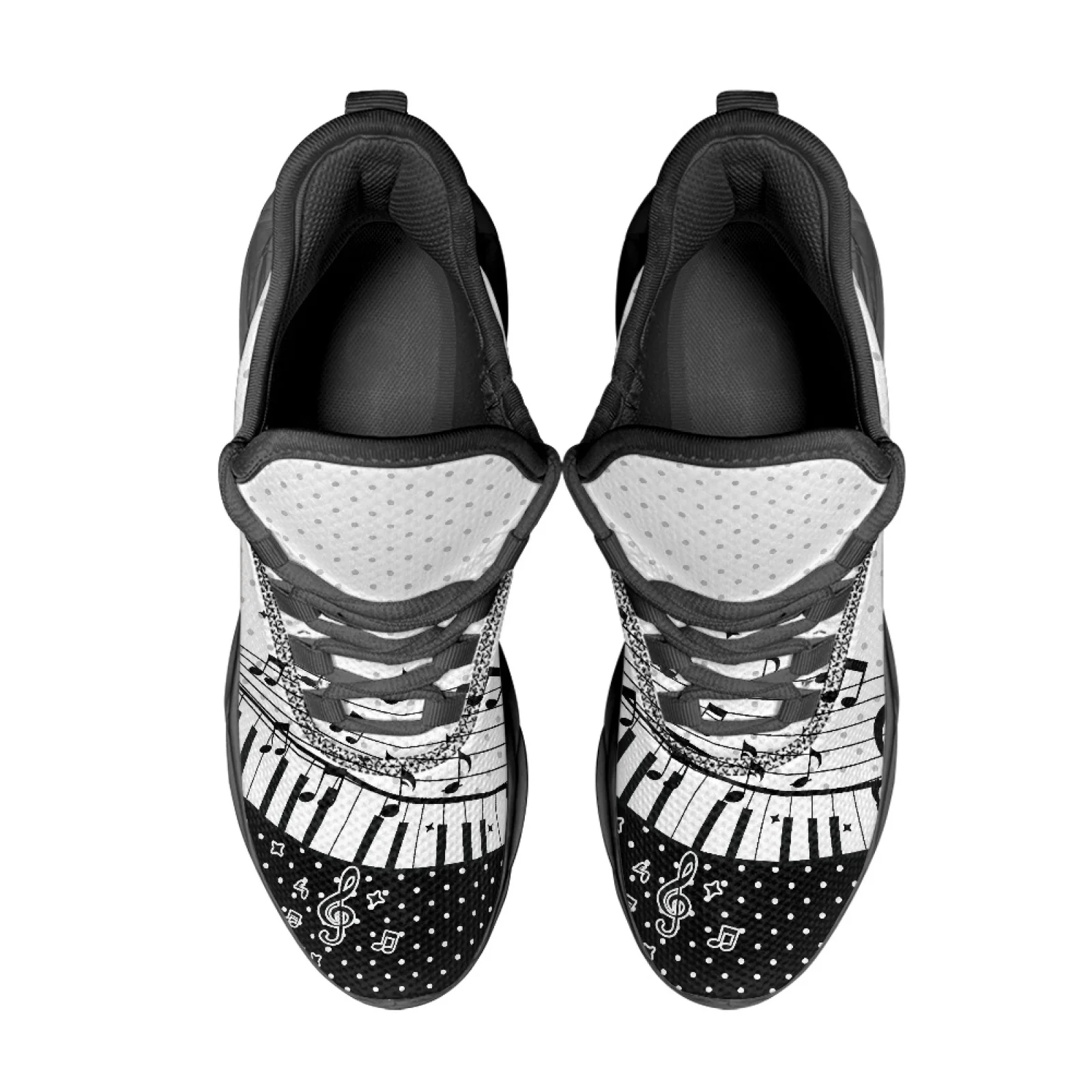 PENSTROLL Music Note Piano Durable Men's Fashion Sneakers for Mens Mesh & EVA Men's Sport Trainer Mens Running Shoes