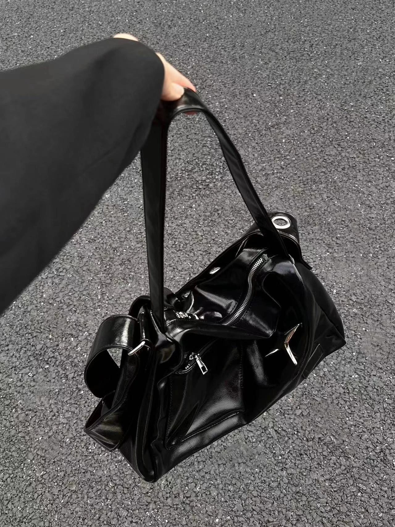 سعة كبيرة ستار المرأة حقائب كتف بسيطة لينة بولي Leather جلد كول بنات حقيبة كروسبودي بلون السفر حقائب اليد النسائية حمل