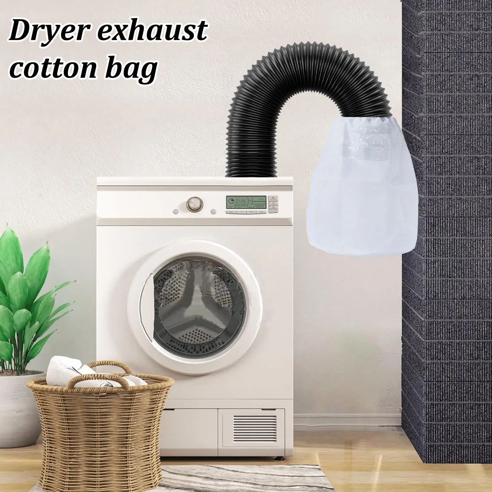 Droger Lint Trap 2-set Droger Lint Trap Catcher Vacuümonderdelen Accessoires voor katoenen zakken Nylon Huisdier wassen Kleren Gootsteen Thuis