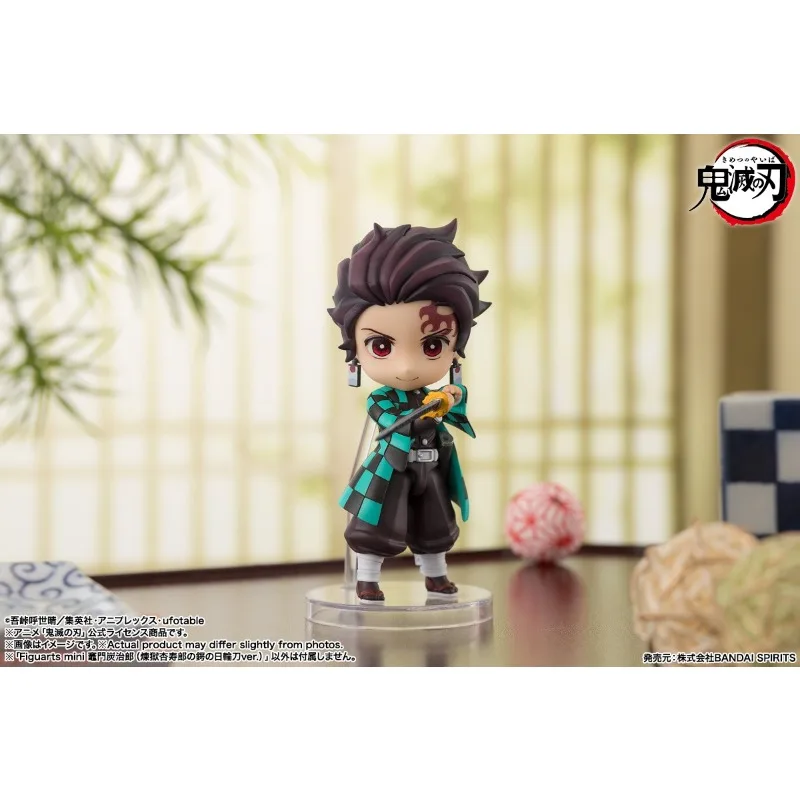 

Bandai in Stock Original Figuarts Mini Demon Slayer Anime TANJIRO KAMADO(KYOJURO RENGOKU’S SWORD GUARD Ver.) Action Figures Toys