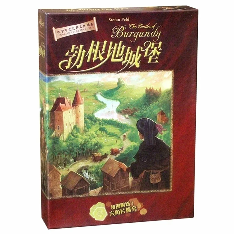 

Burgundy Castle Board Games Board Games for 2-6 Players Board Games Friends Party Games Entertainment Board Games