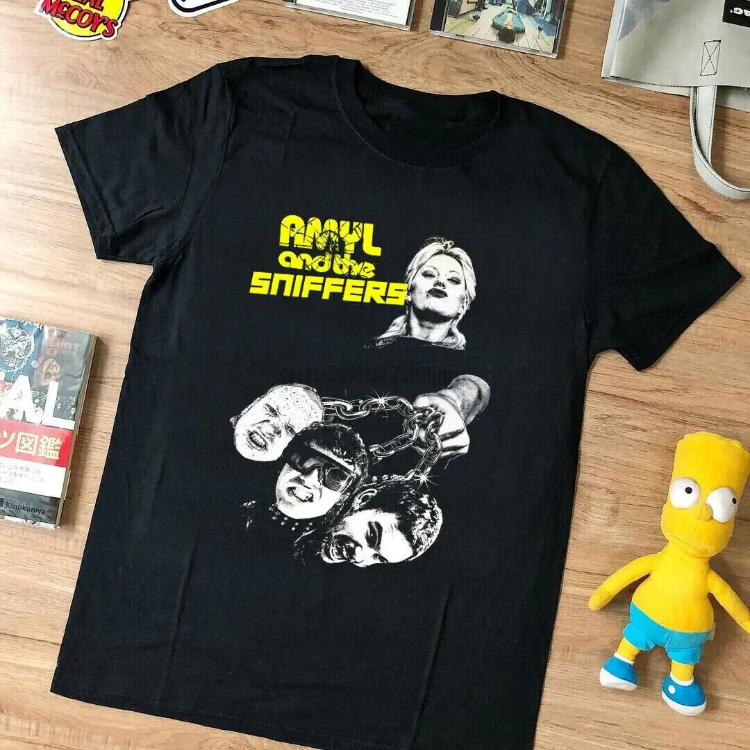 Amyl and The Sniffers T shirt Black All Sizes S to 4XL YI294