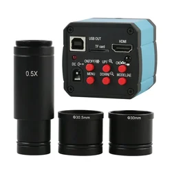 4K 2K 48MP 1080P 55MP HDMI USB Electronic Eyepiece Video Microscope Camera Mounting Size 23.2mm With Ring Adapters 30mm 30.5mm