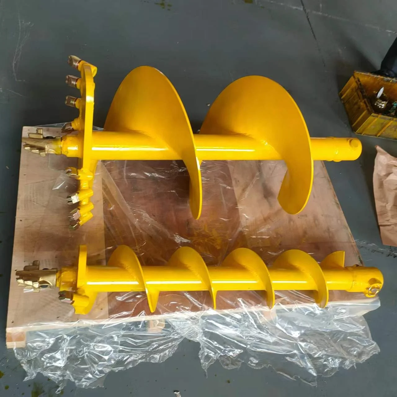 Excavator Earth Auger Drilling Machine Auger Attachment