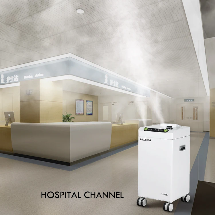Portable 3.7L 304 Stainless Steel Disinfection Fog Machine with Pump 1-6m Mist Particle for Hospital Clinic Office & Home Use