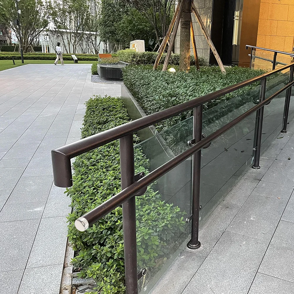 4 Pcs Stair Hand Rail Handrail Tube Accessories Deck Railing