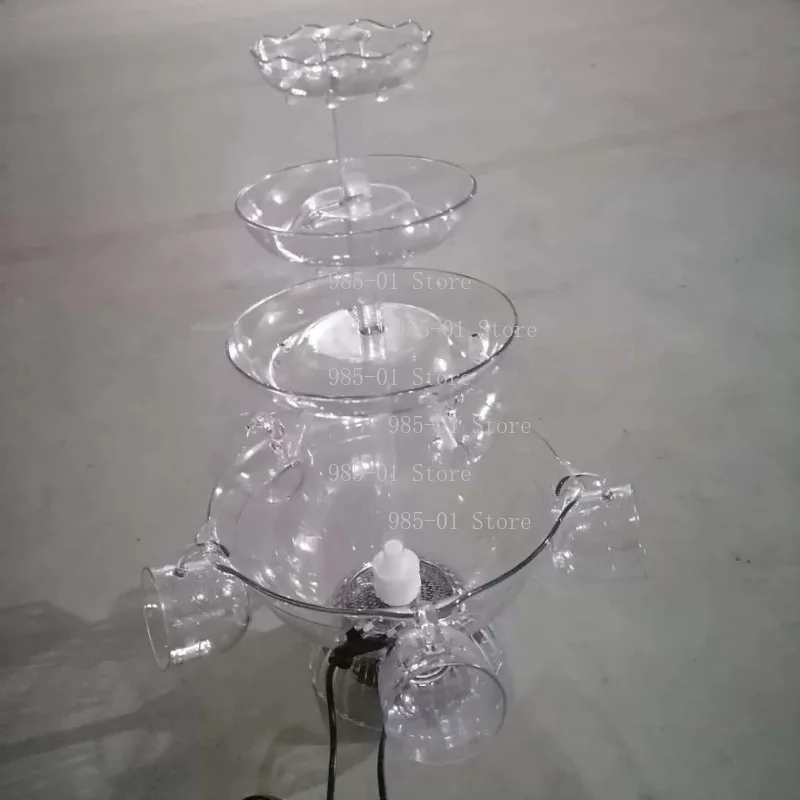 

Cocktail Party Decor 5 Cup Red Wine Fountain Dispenser