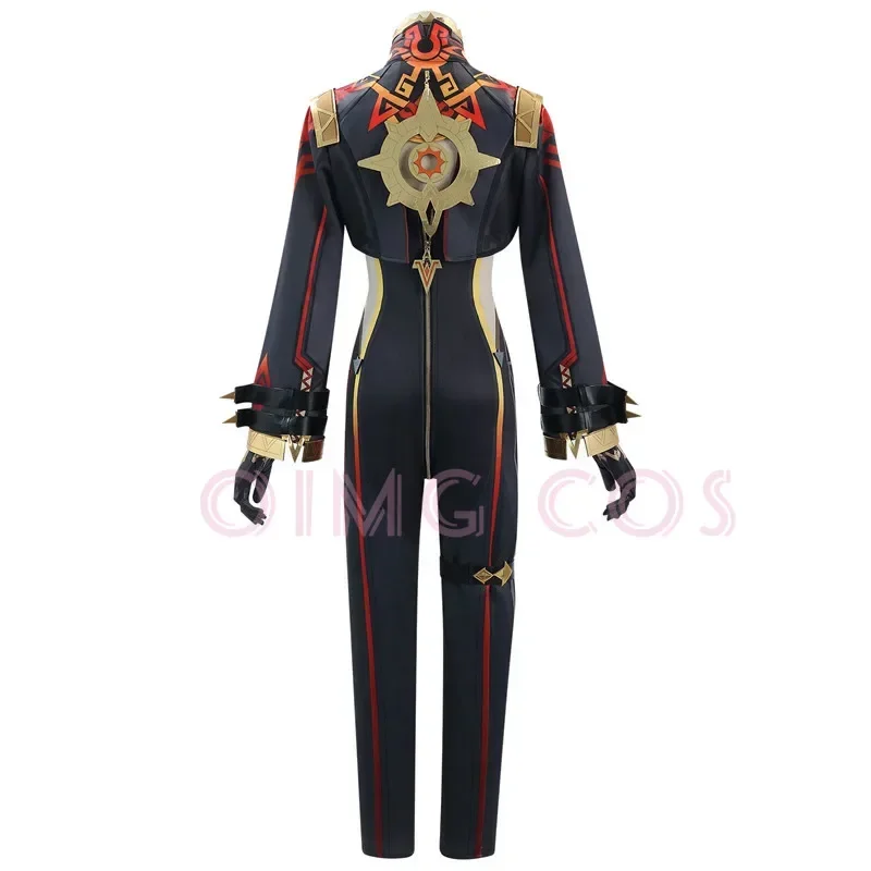 جينشين إمباكت مافيكا أزياء تنكرية موحدة شعر مستعار أنيمي أزياء الهالوين للرجال للعبة