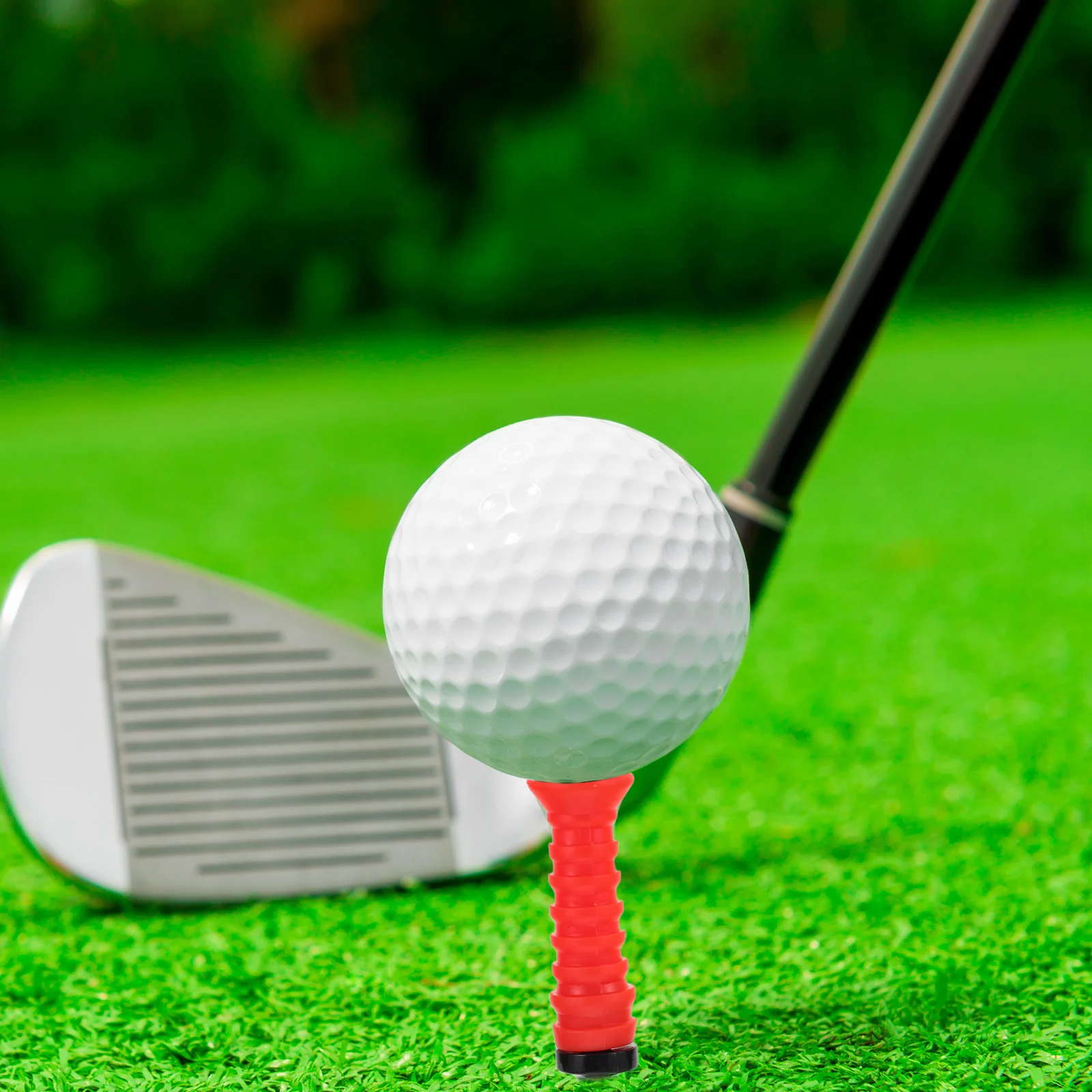4Pcs Golf Tees Plastic Flexible Elastic Limit Technology Reusable Practice Mat Holder Driving Range Golf Accessories