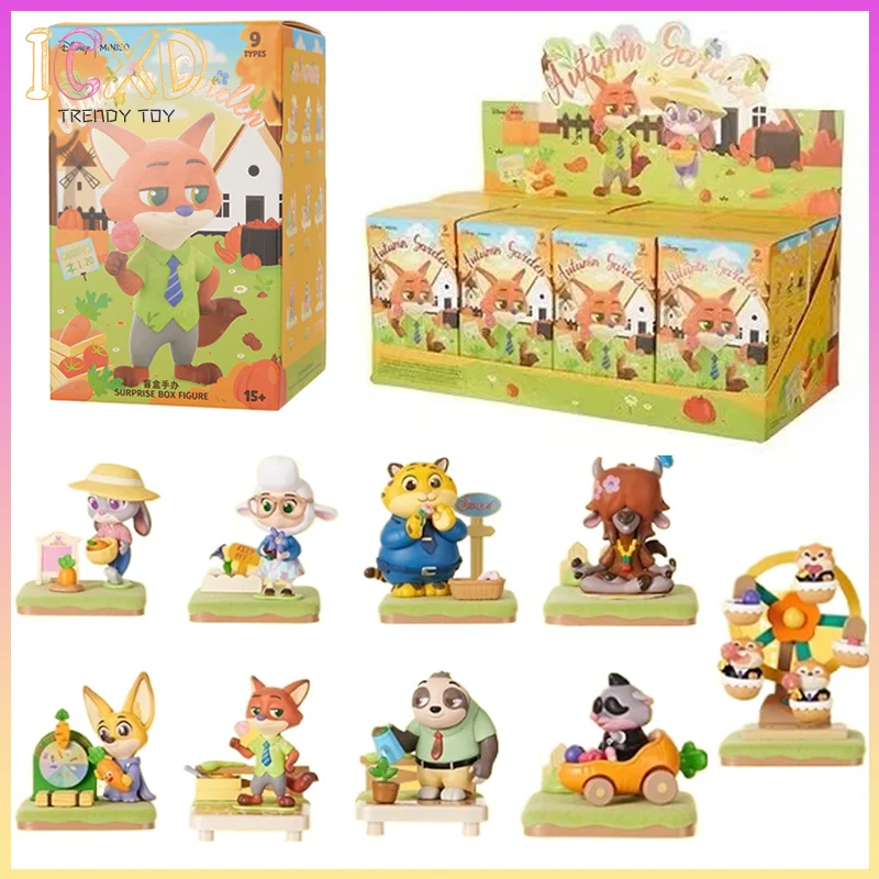 

Genuine Disney Zootopia Autumn Garden Serie Blind Box Toys Kawaii Anime Action Figure Caixa Caja Surprise Mystery Box Doll Girl