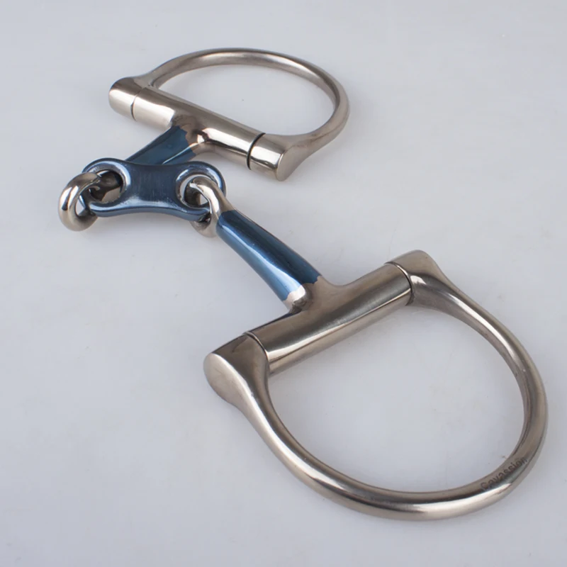 Cavassion-Snaffle Bit Length 13.5cm/14.5cm Equestrian Movable Ring Bit Horse Gag Bit when Coating Horse Mouth, Armature8209110