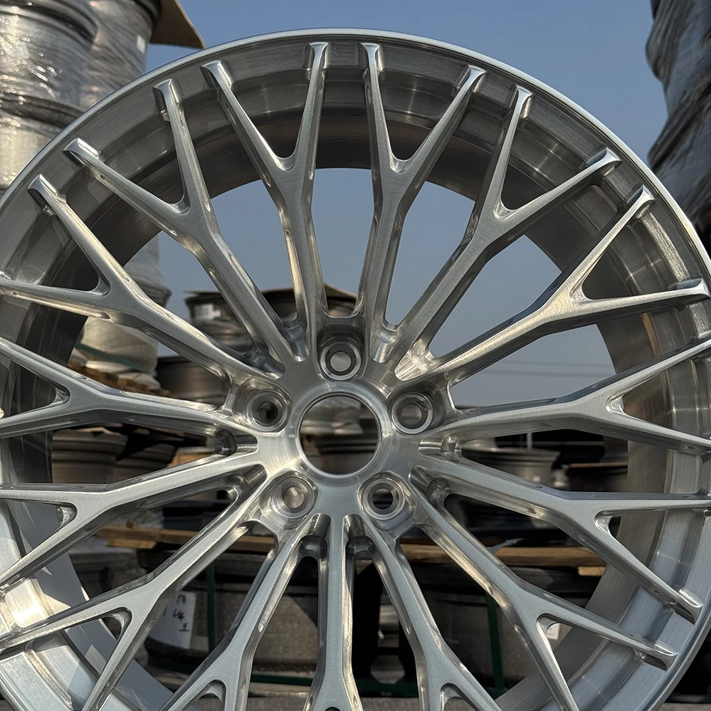 Factory Hot-selling 18 19 20 21 22 23 Inch Forged Passenger Car Wheels Pcd 5x112 5x114.3 Custom Brushed Alloy Car Wheel Rims