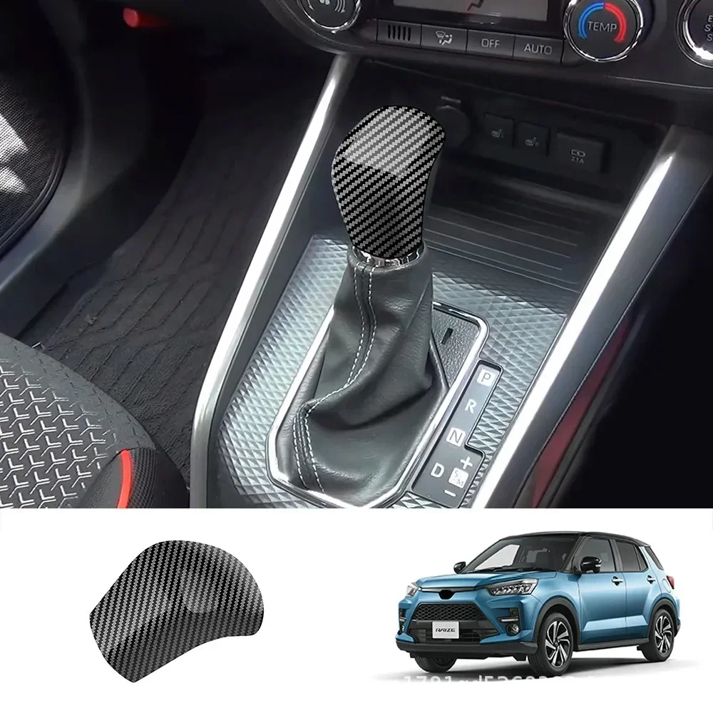 Auto Accessories For Toyota Raize A200 2020 2021 2022 abs Car Gear Head Shift Knob Handle Cover Trim Sticker Styling