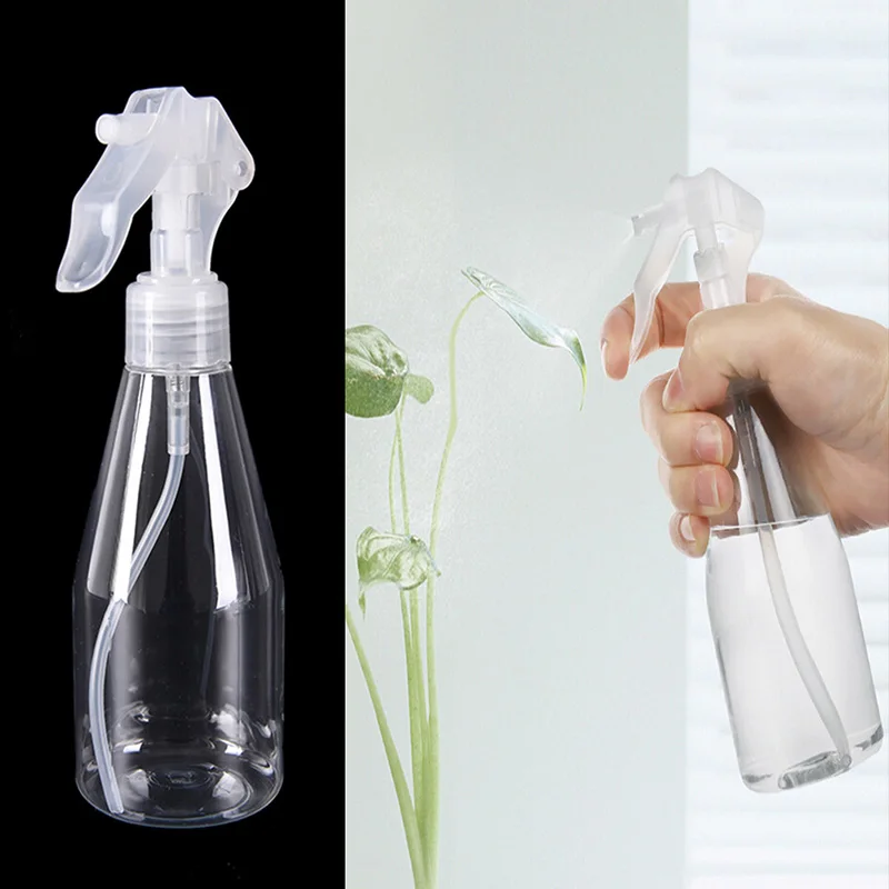 200 ml Clear Empty Hand Trigger Water Spray Plastic Bottle Cleaning Garden New