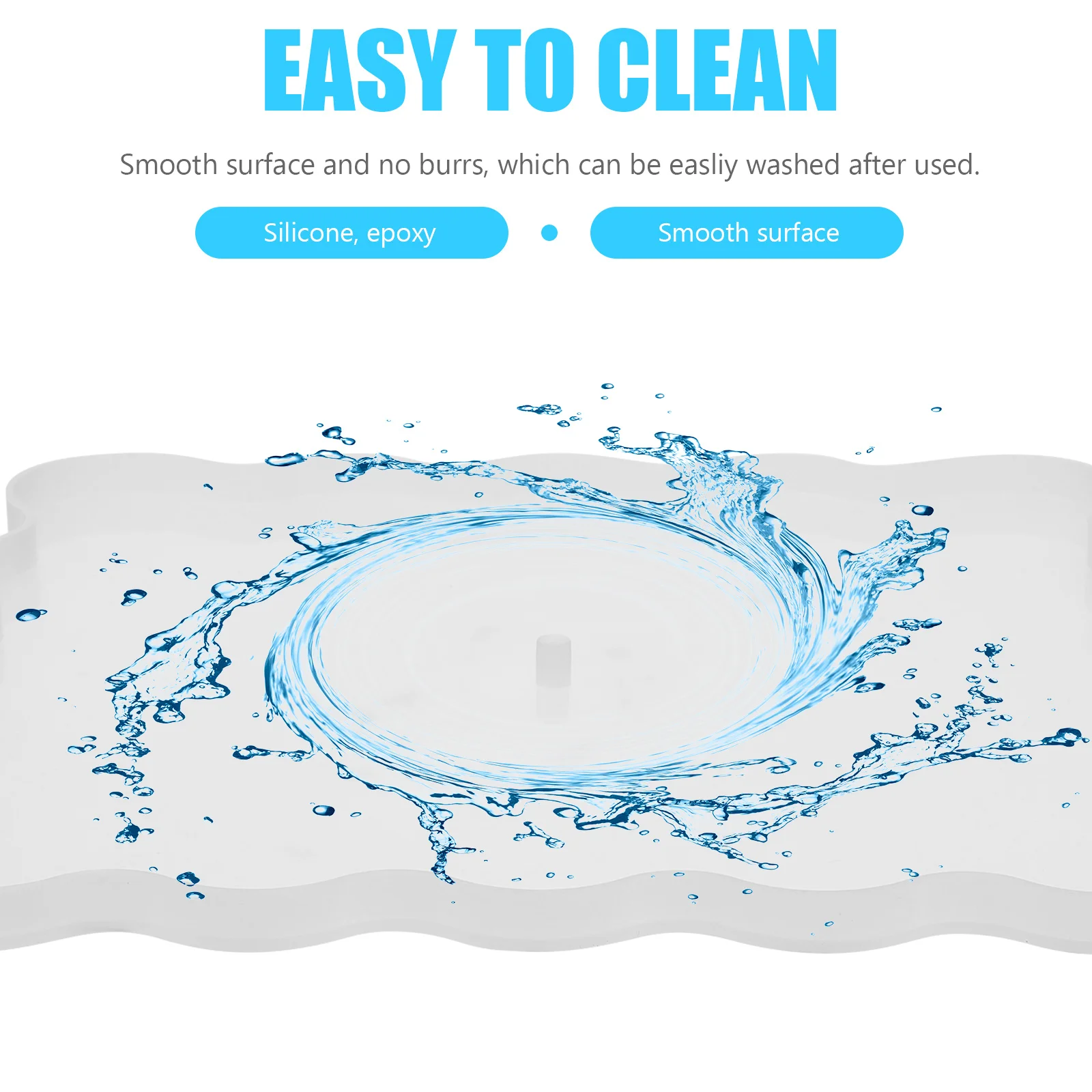 

3Pcs Silicone Fruit Tray Molds for Resin Casting DIY Crafts Making Mold Set Easy Release Non-Stick Baking Dish Utensils