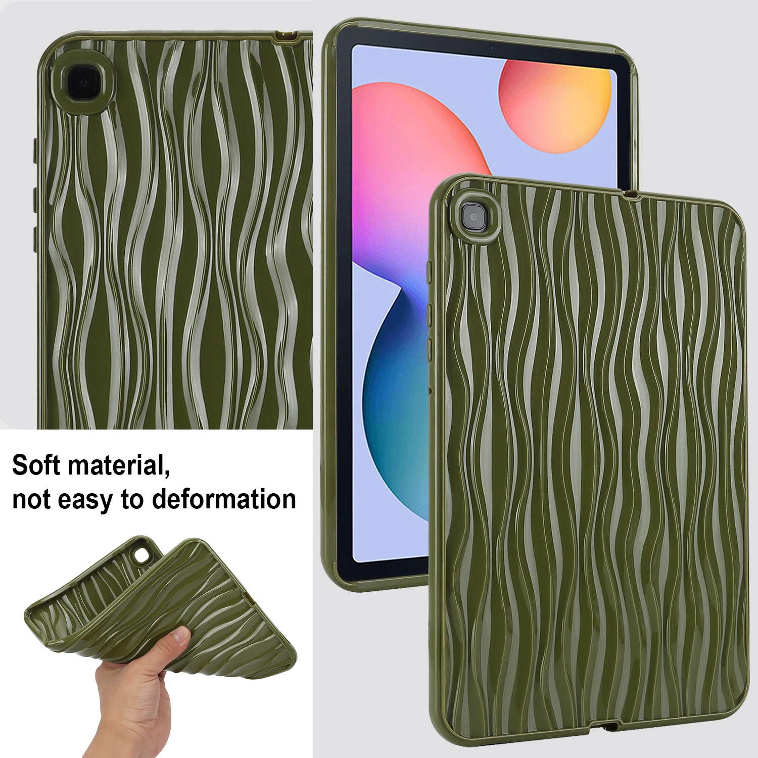 

For Samsung Galaxy Tab A9 2023 X110 A9+ X210 X216 5G Cover For TAB X200 A8 10.5 2021 S6 LITE 2024 A7 LITE 8.7 Shell Tablet Case