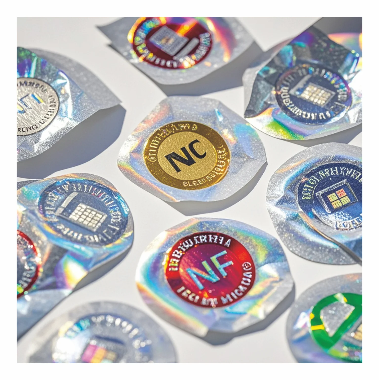 Professional Security Holographic Label With Barcode Adhesive Holographic Label With Great Price