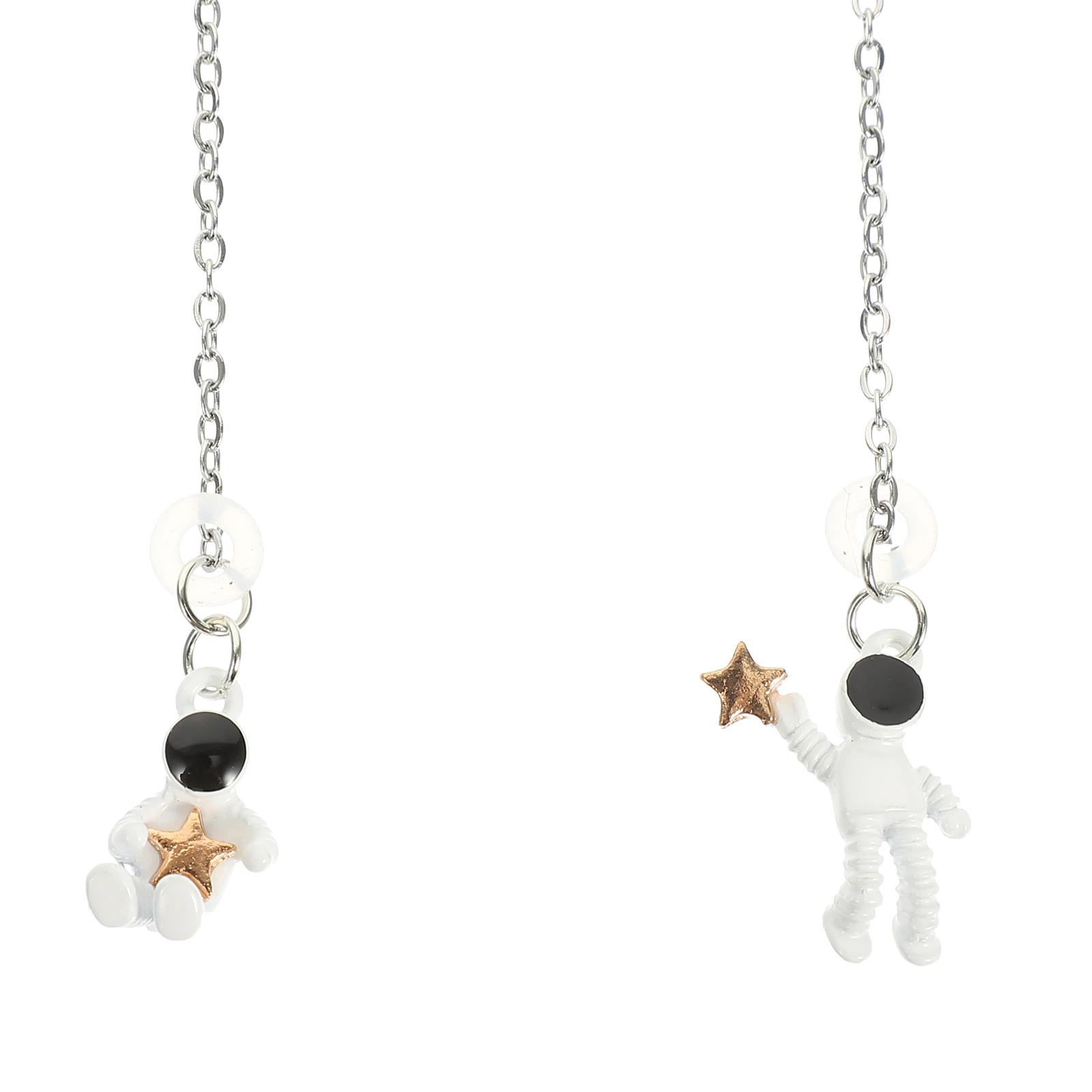 

Anti Lost Earphone Chains Wireless Earbuds Holder Strap Portable Stainless Steel Lightweight Small Size Practical Sports