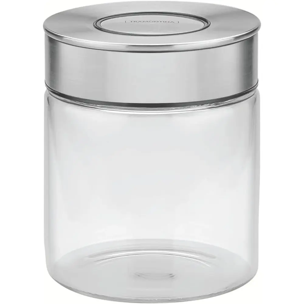 

Heat-Resistant Glass Storage Container, 2.3L, One-Touch Seal, 7.1oz Pasta & Coffee Bean Canister